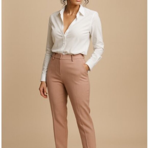 As By DF Straight Leg Trousers Dress Pants Retail $159 NWOT Womens Size 6 - Picture 1 of 6